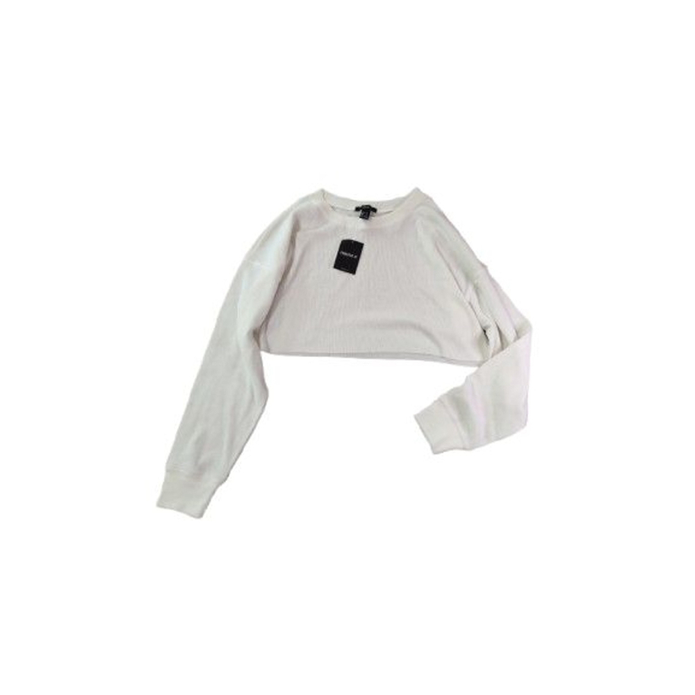 Long-Sleeve Cropped Thermal Shirt